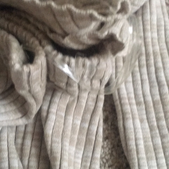 Forever 21 Womens Tan and White Long Sleeve Dress Size S - Picture 16 of 16